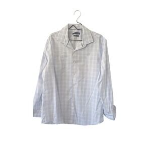 Tommy Hilfiger XL Supima Cotton Slim Fit Stretch Plaid Shirt Mens